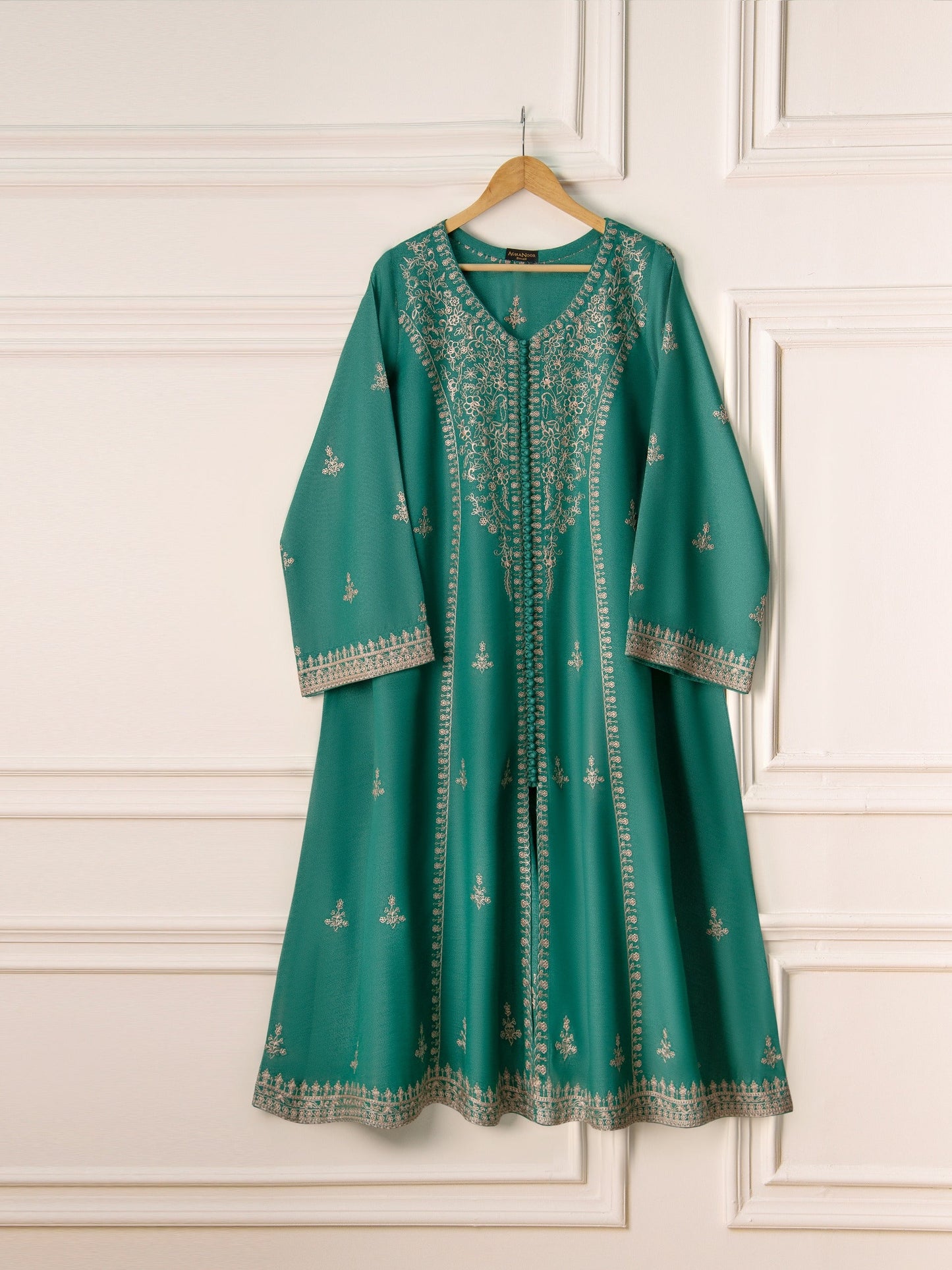 2 Piece- Embroidered Karandi Frock S110795