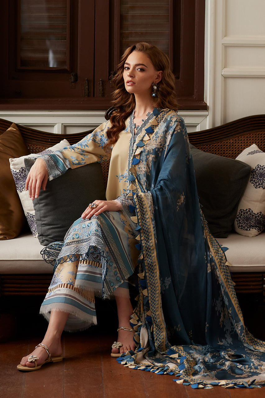 Luxury Lawn '25 - Serene Tapestry