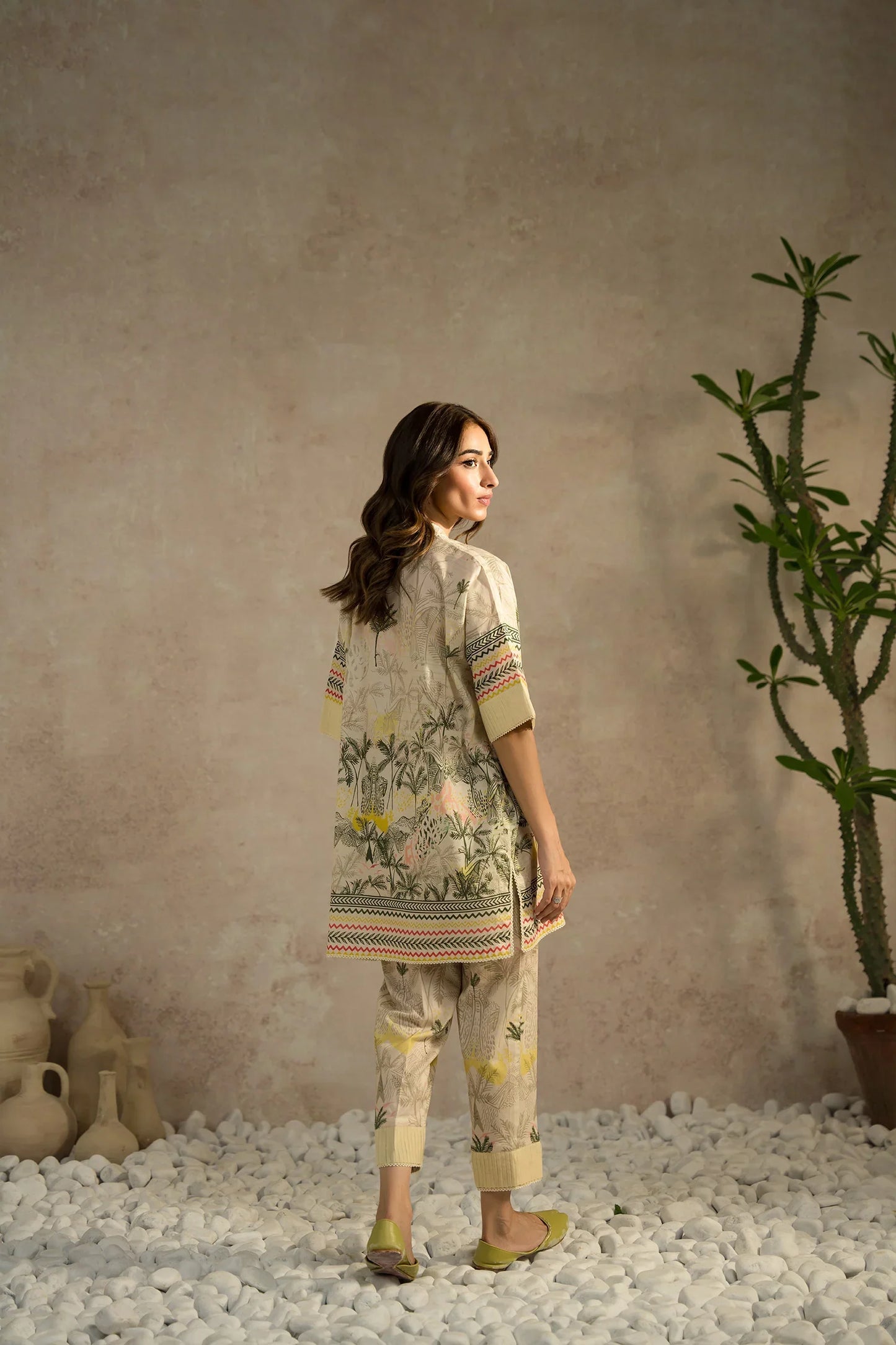 Lawn Pret '25- Delphine Matching Set