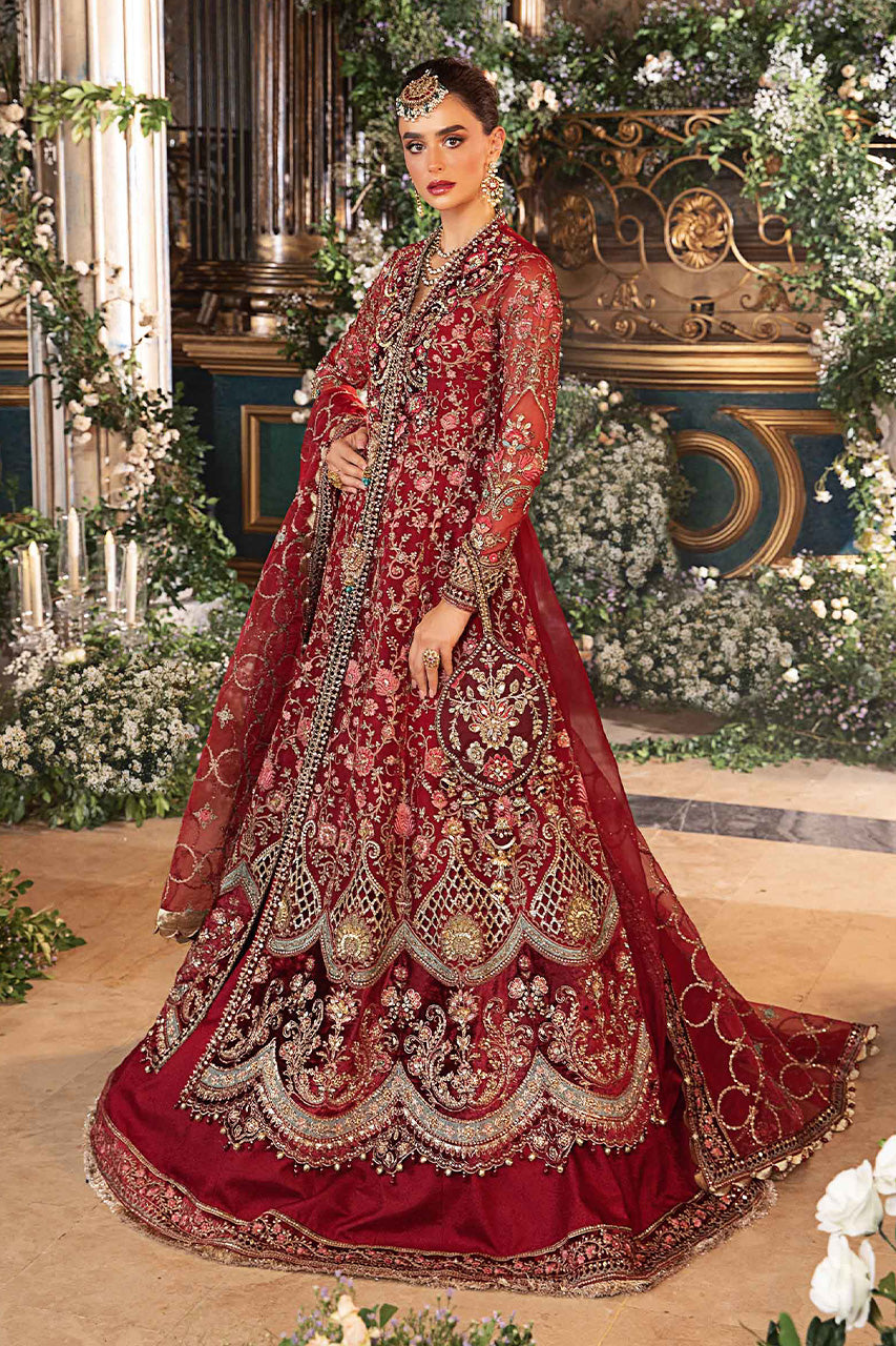 Mbroidered'24-3 Piece Unstitched Embroidered Organza Suit  BD-2908