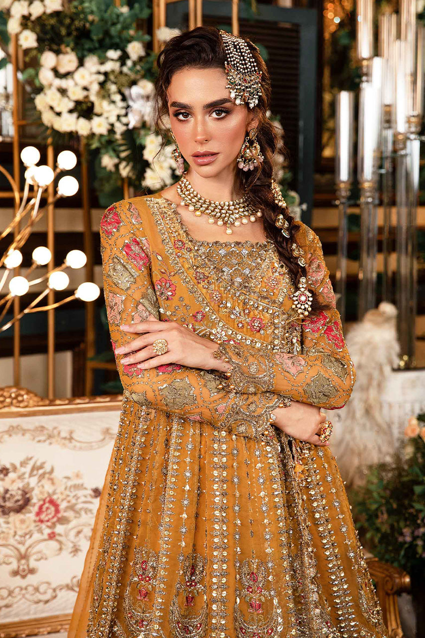 Mbroidered'24-3 Piece Unstitched Embroidered Organza Suit  BD-2907