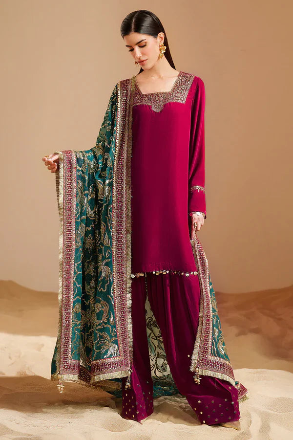 Velvet Vogue '25 - Embroidered Velvet Formal VVF D-9