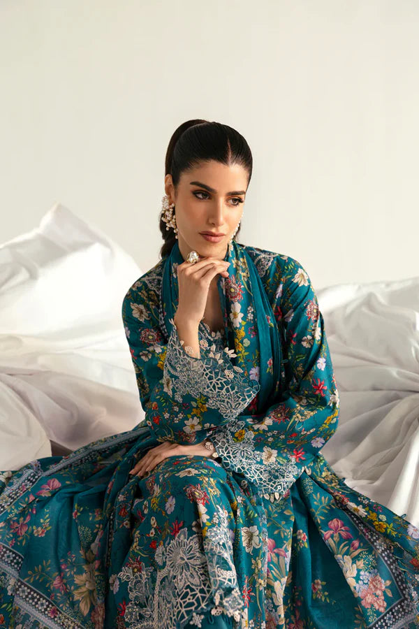 Qalamkar Qprints Eid Edit Lawn – PQ-10 Faha- RTS