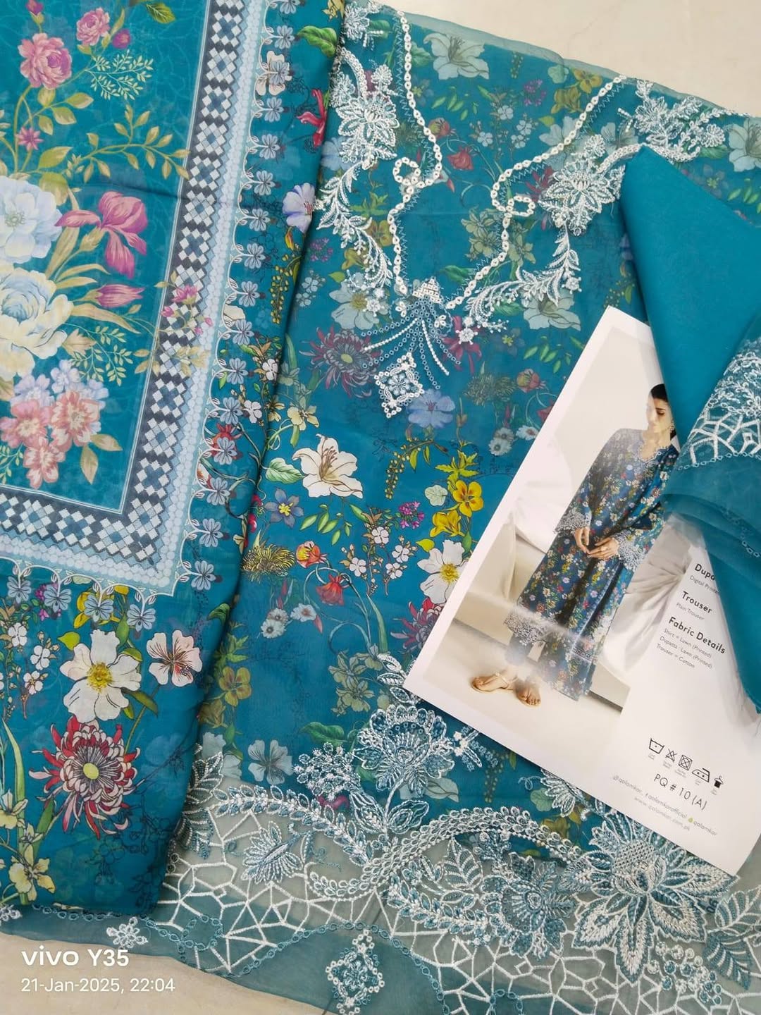 Qalamkar Qprints Eid Edit Lawn – PQ-10 Faha- RTS