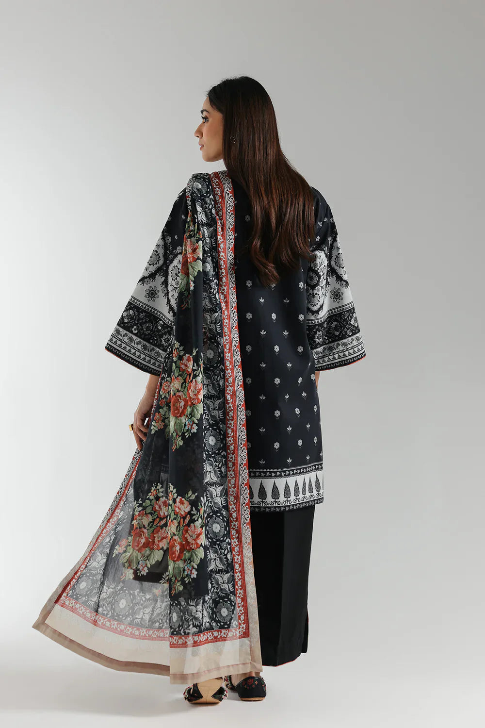 Ethnic 3 Piece Printed Suit - 202/902- RTS