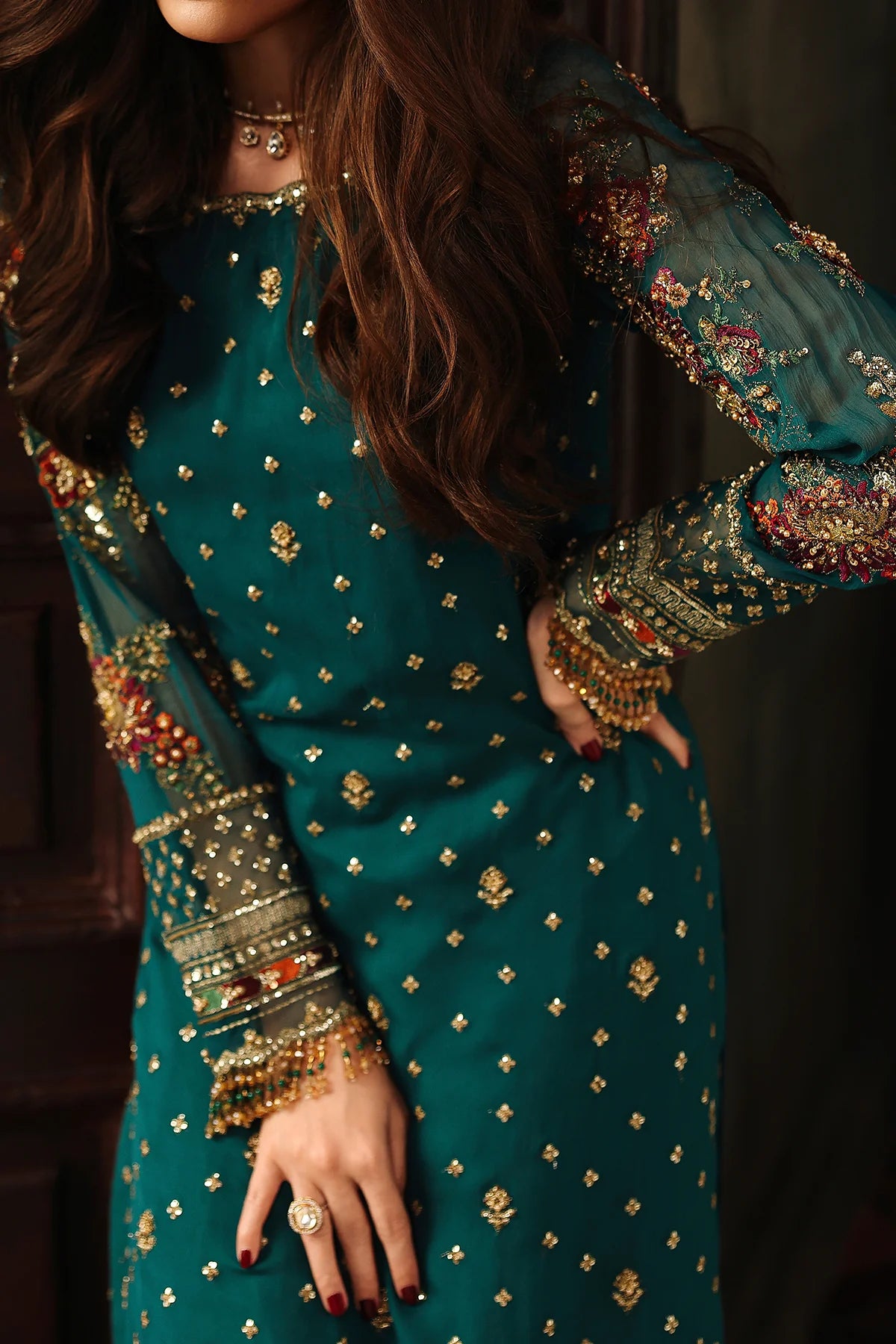 4-PC Charizma Unstitched Luxury Collection DJW5-12