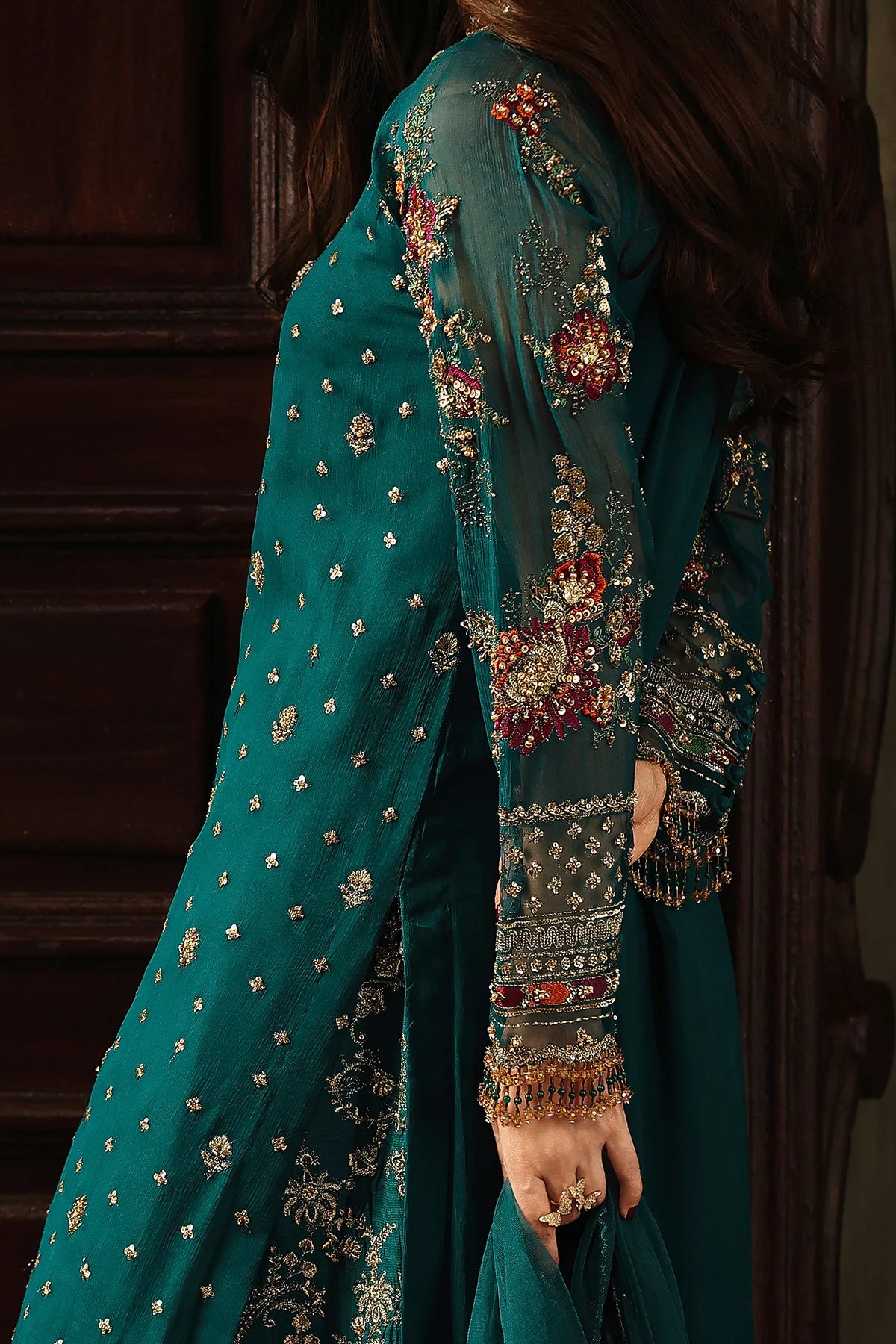 4-PC Charizma Unstitched Luxury Collection DJW5-12