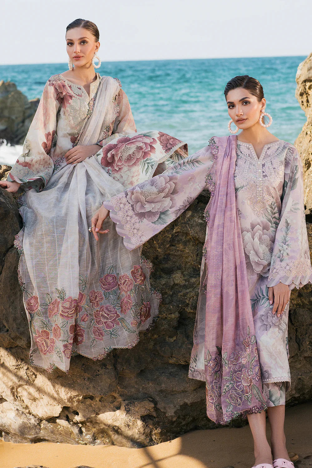 Unstitched'25 - EMBROIDERED PRINTED LAWN UF-4124