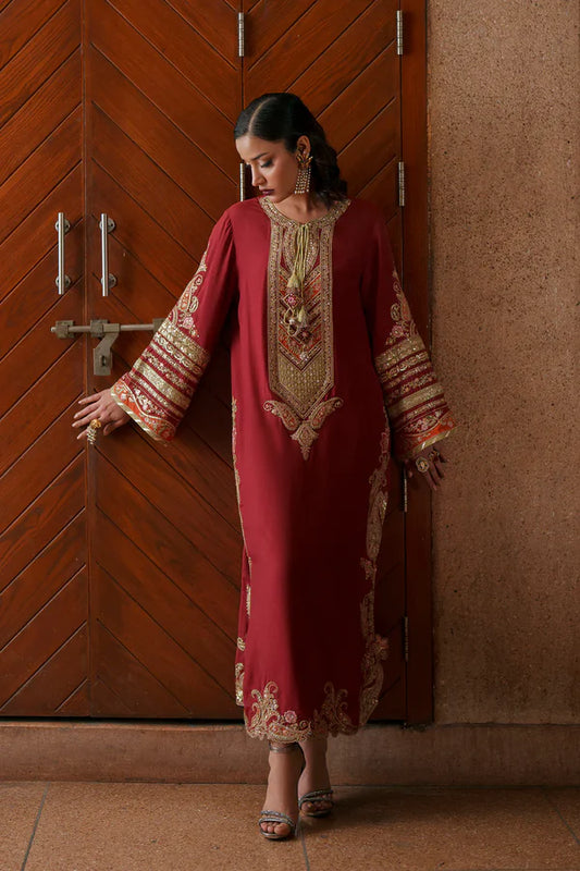 Boutique SS Drop I '26 - Embroidered Kaftan | E1032/104/415