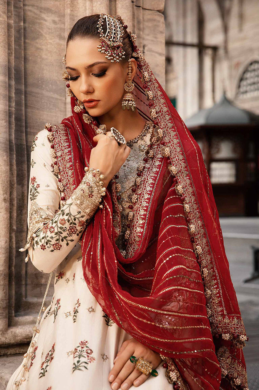 SATEEN'24-Unstitched Embroidered Cotton Satin Suit | CST-801