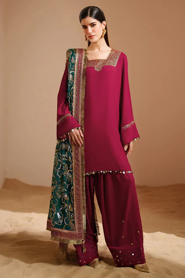Velvet Vogue '25 - Embroidered Velvet Formal VVF D-9