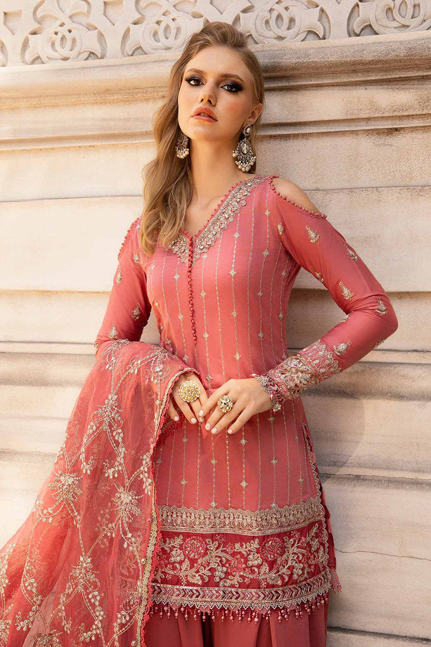 SATEEN'24-Unstitched Embroidered Cotton Satin Suit | CST-809