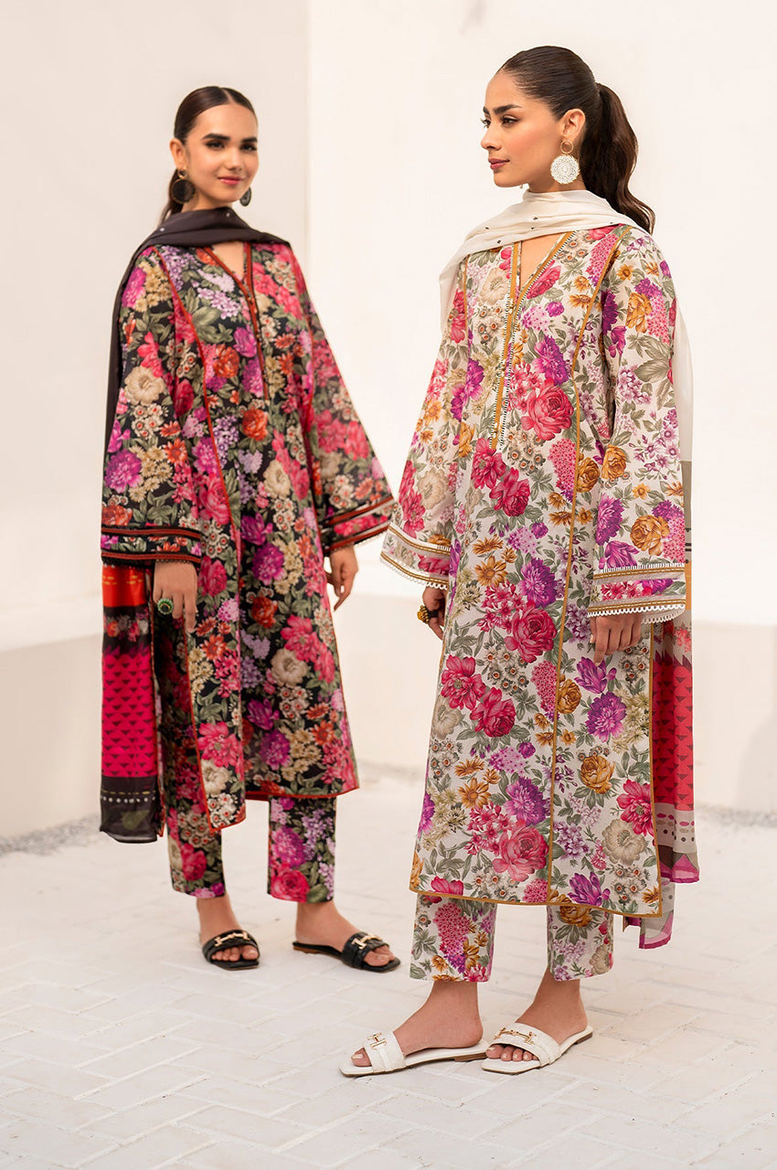 Summer '24 - Digital Printed Lawn Uf-666 (RTS)