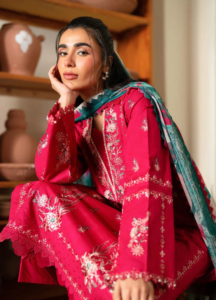 Nureh Raha Festive Jacquard Lawn Unstitched'26 – NE-236- RTS