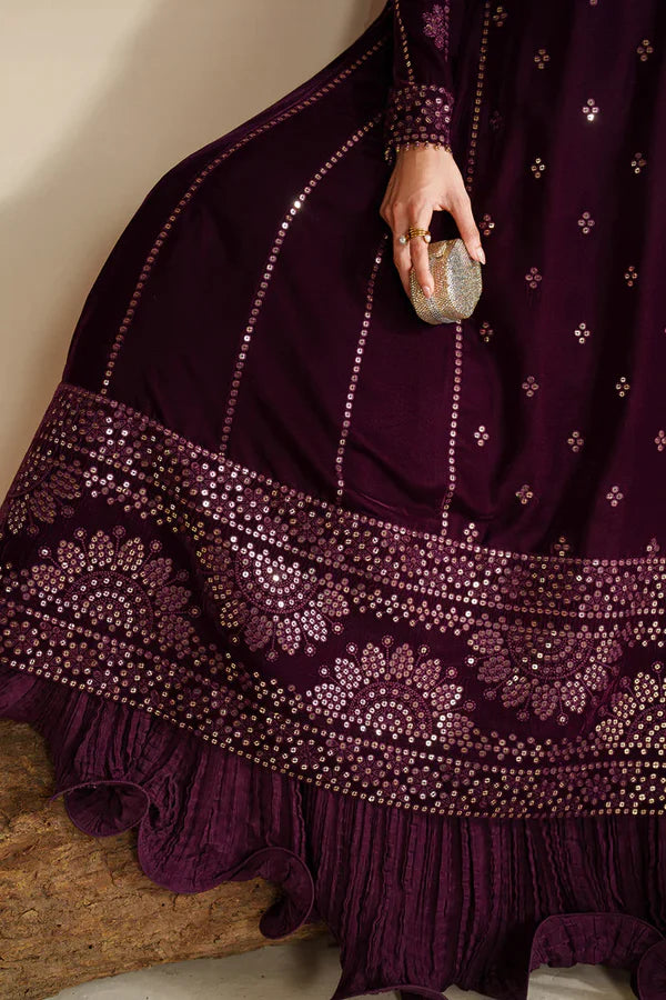 Velvet Vogue '25 - Embroidered Velvet Formal VVF D-1