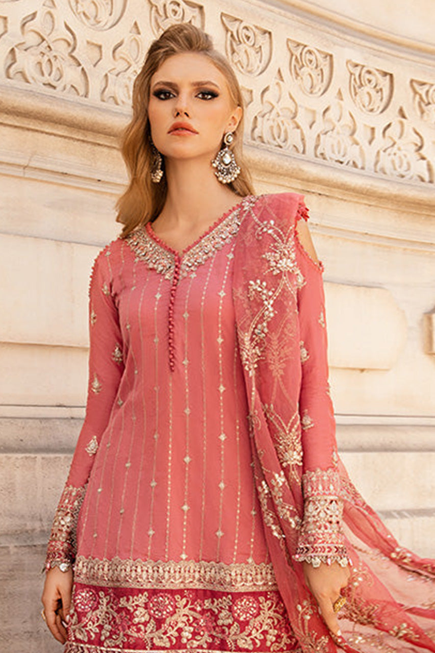 SATEEN'24-Unstitched Embroidered Cotton Satin Suit | CST-809