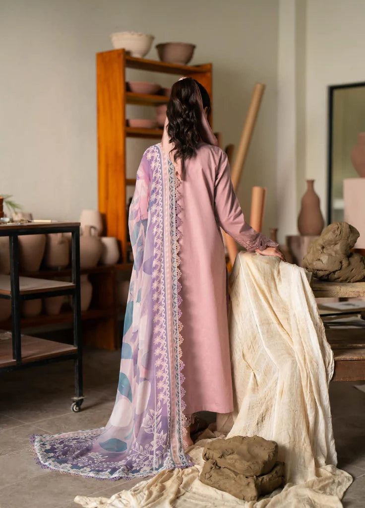 Nureh Raha Festive Jacquard Lawn Unstitched'26 – NE-238- RTS