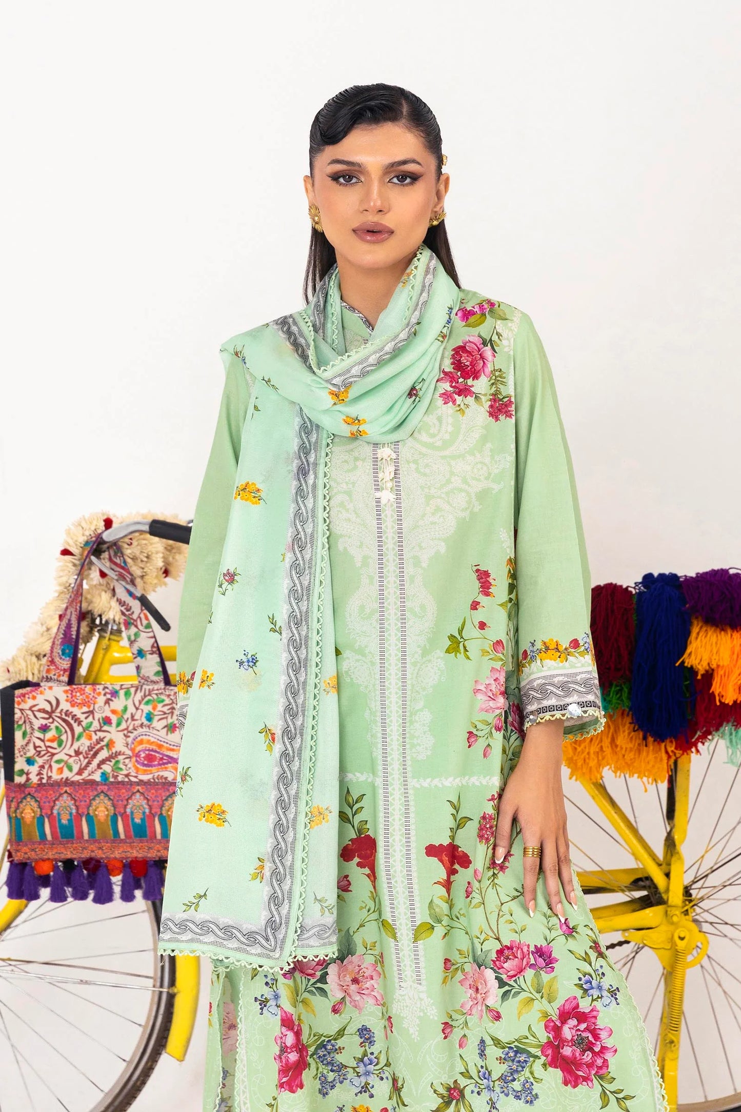 Unstitched Mahay Spring ’26 Vol. 1 || H261-003A-3CS - RTS