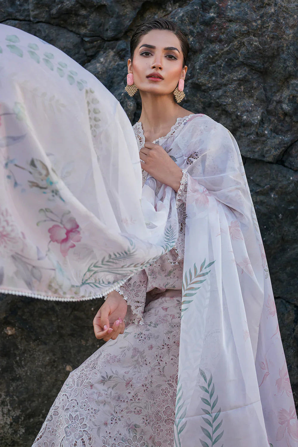 Unstitched'25 - EMBROIDERED PRINTED LAWN UF-4130