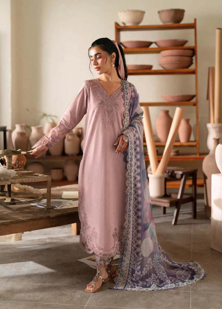 Nureh Raha Festive Jacquard Lawn Unstitched'26 – NE-238- RTS