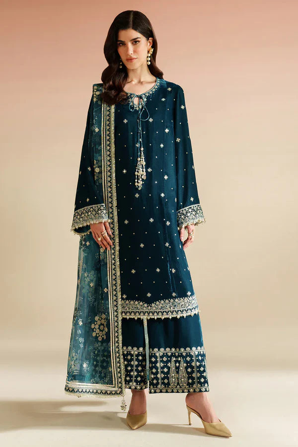 Velvet Vogue '25 - Embroidered Velvet Formal VVF D-2