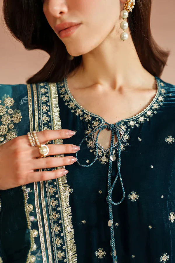 Velvet Vogue '25 - Embroidered Velvet Formal VVF D-2