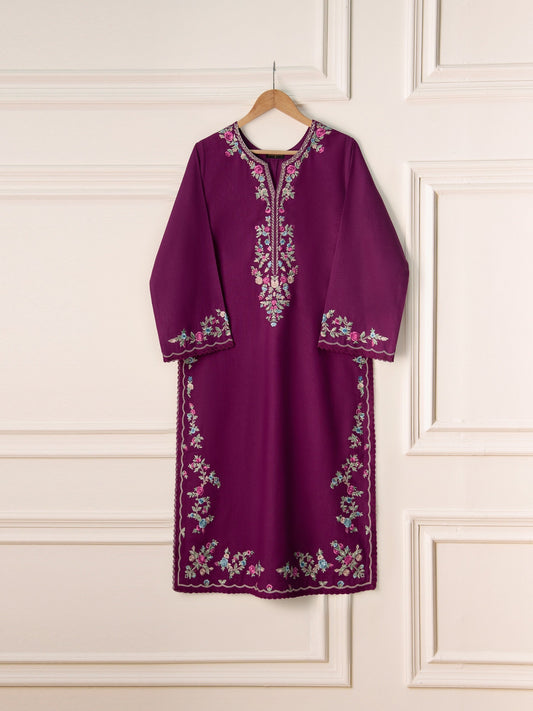 Embroidered Khaddar Shirt S110729