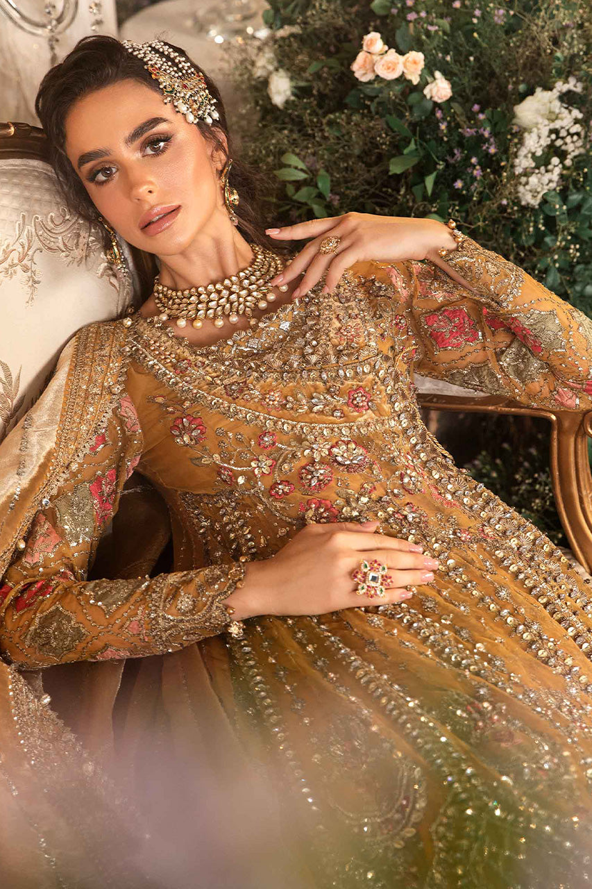 Mbroidered'24-3 Piece Unstitched Embroidered Organza Suit  BD-2907