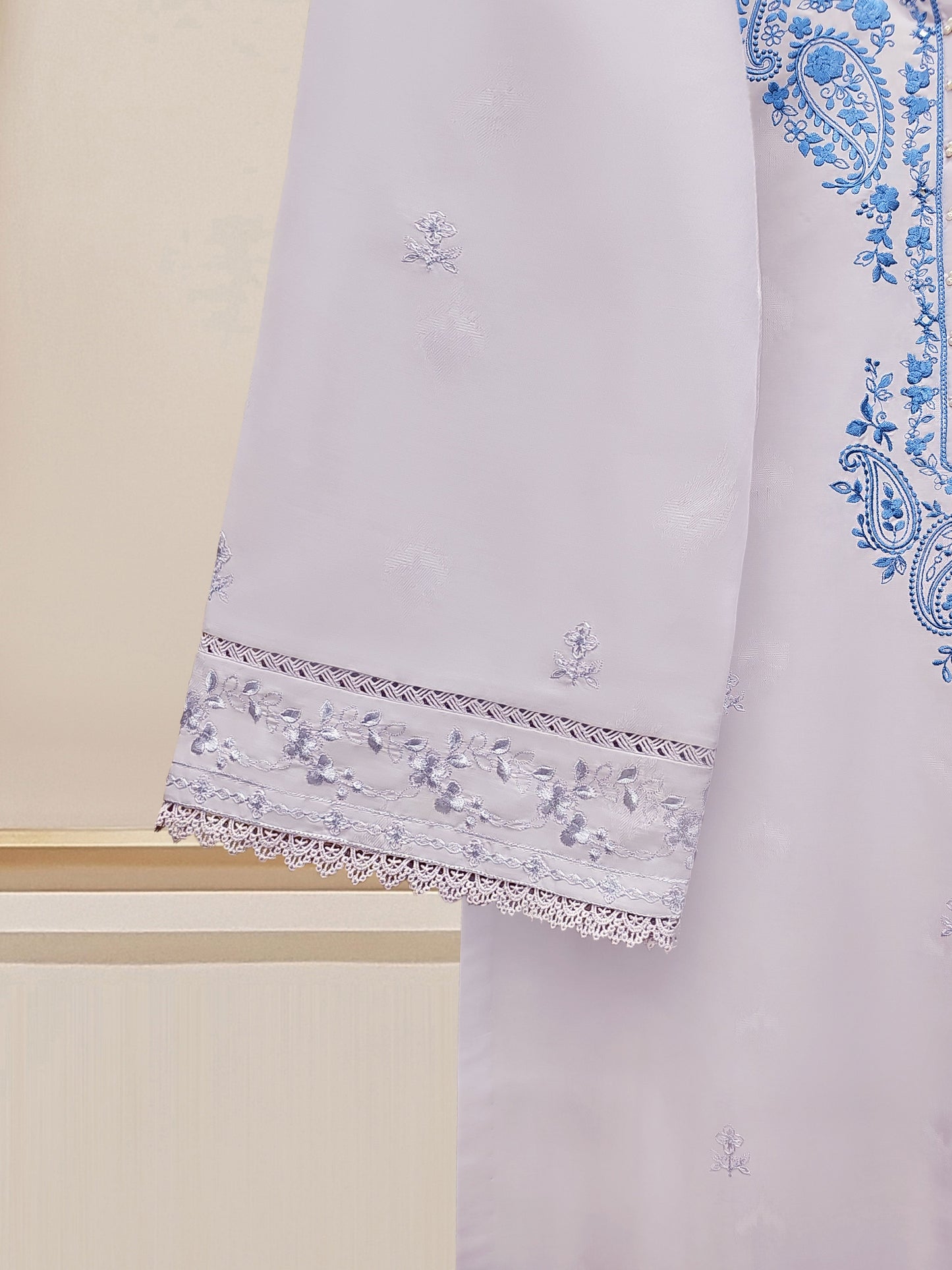 Fine Jacquard Embroidered Shirt S110104