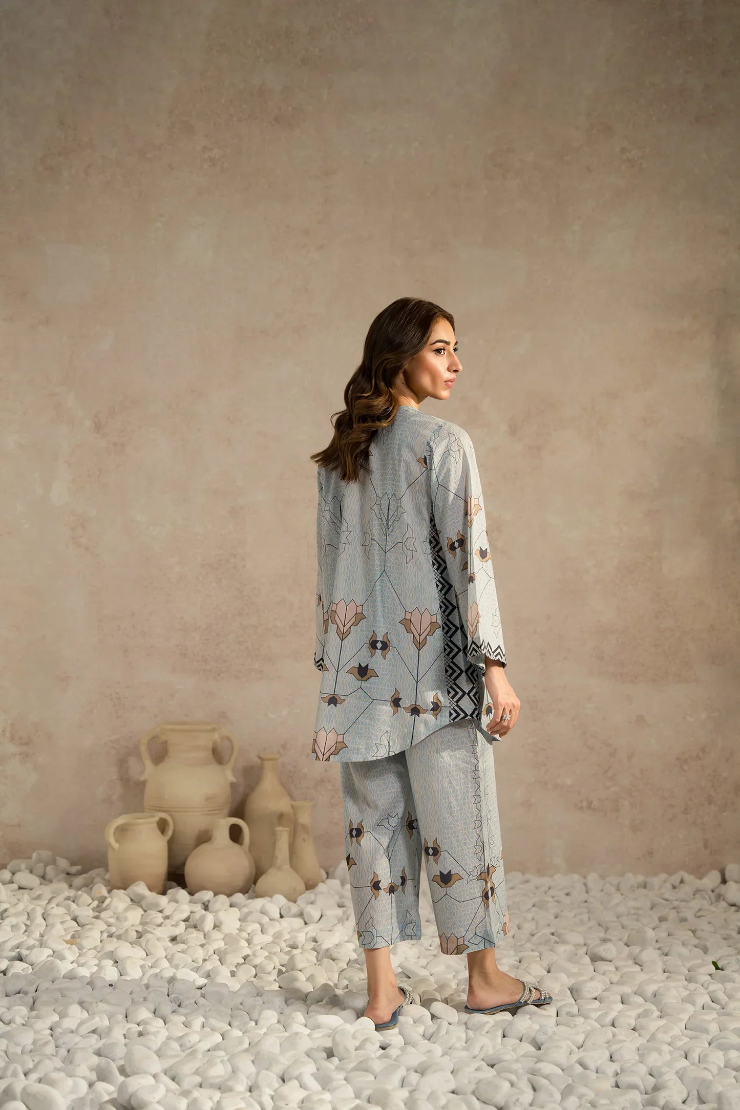 Lawn Pret '25- Cora Matching Set