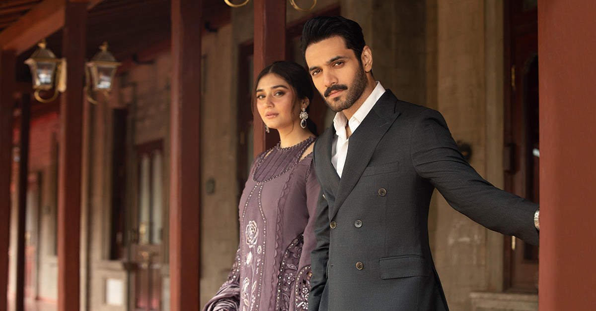 Winter Luxe'24 - 3 Piece Unstitched Embroidered Linen Suit | DL-1202