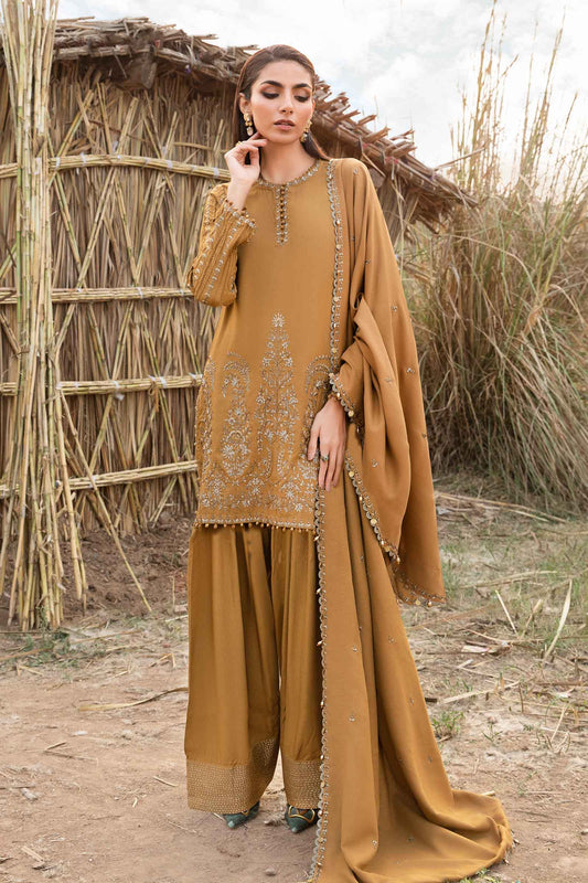 Mprints'24 - 3 Piece Unstitched Printed Linen Suit | MPT-2403-A