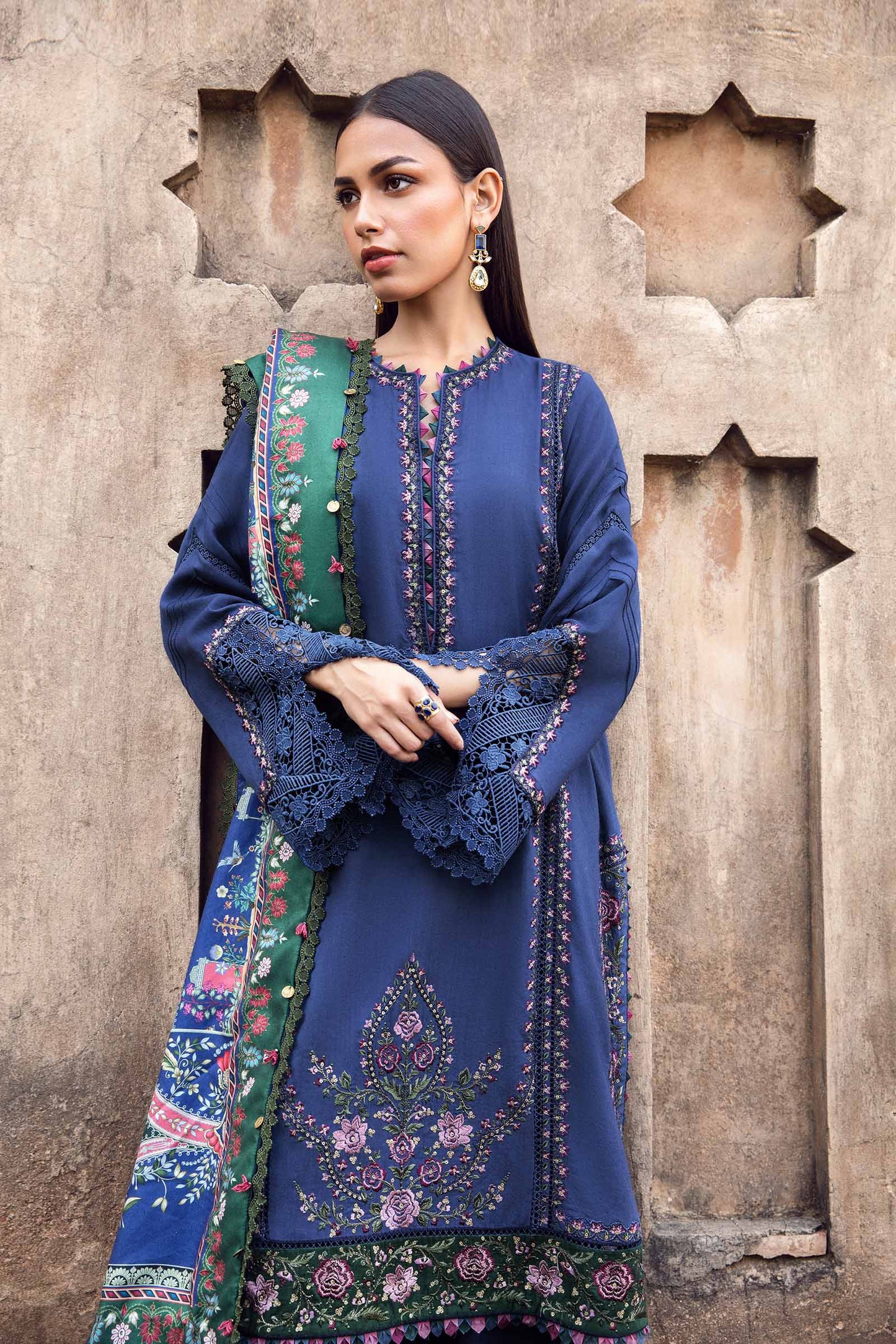 Mprints'24 - 3 Piece Unstitched Printed Linen Suit | MPT-2405-A