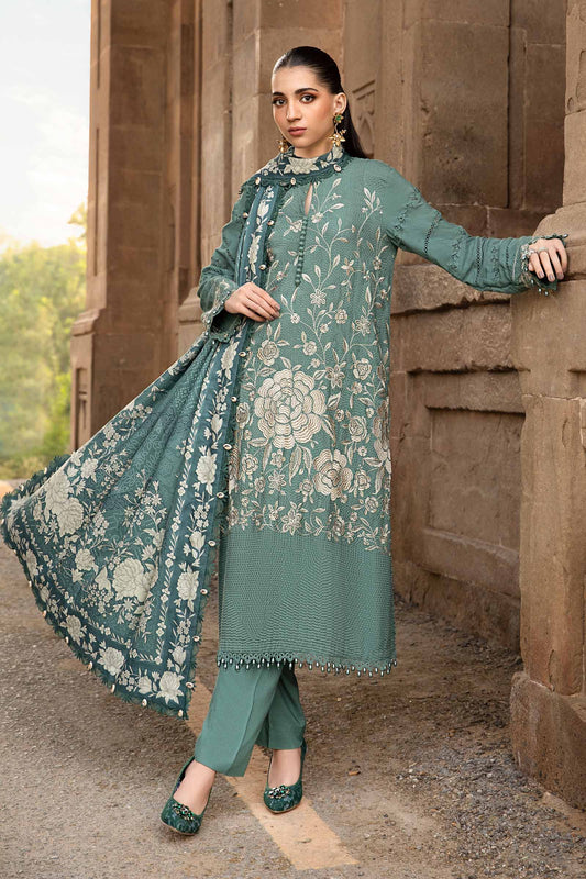 Mprints'24 - 3 Piece Unstitched Printed Linen Suit | MPT-2408-A