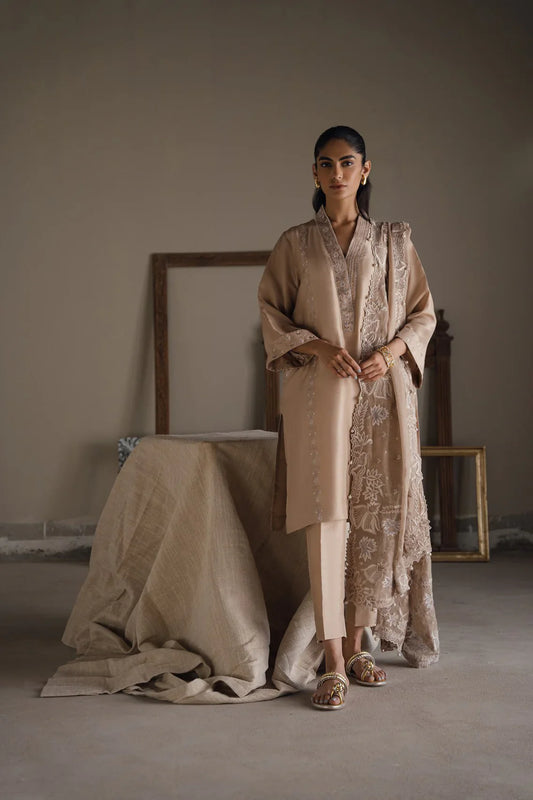 Semi formals Luxury'25 - Nasma set in beige