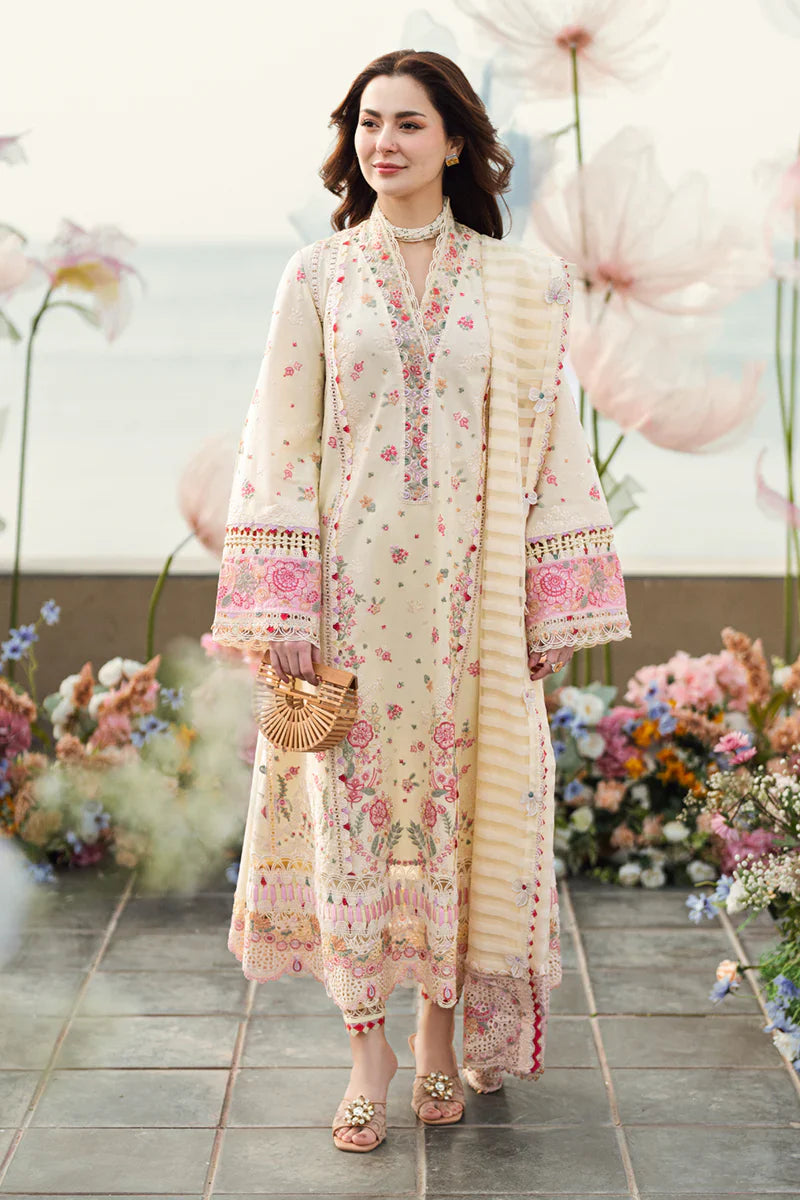 Sahil Luxury Lawn'25-FK-14 SCARLETT