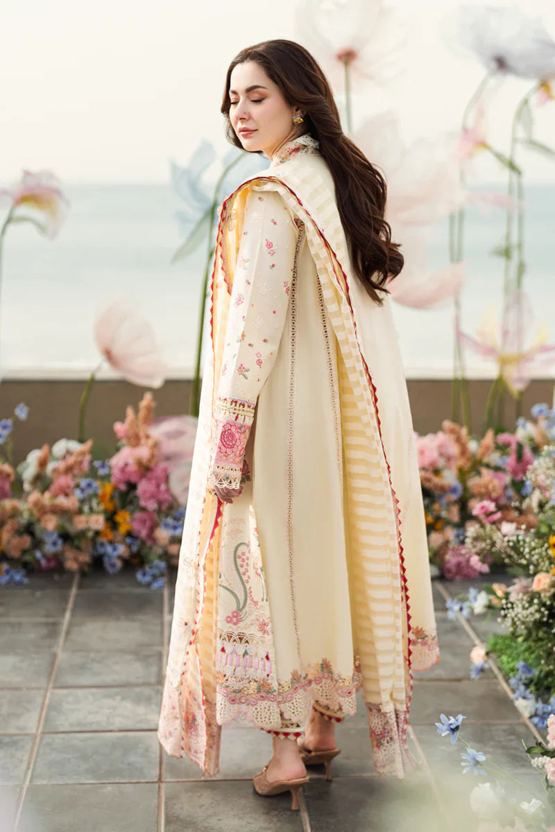 Sahil Luxury Lawn'25-FK-14 SCARLETT