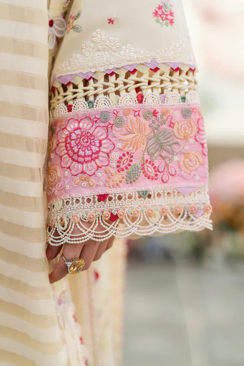 Sahil Luxury Lawn'25-FK-14 SCARLETT