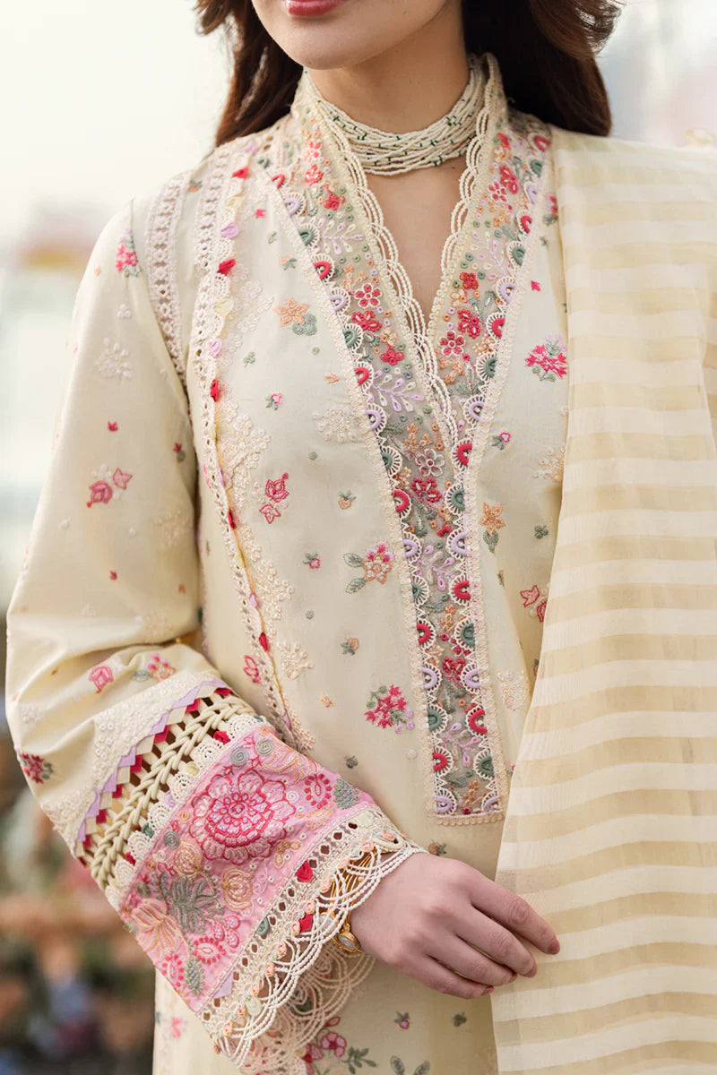 Sahil Luxury Lawn'25-FK-14 SCARLETT