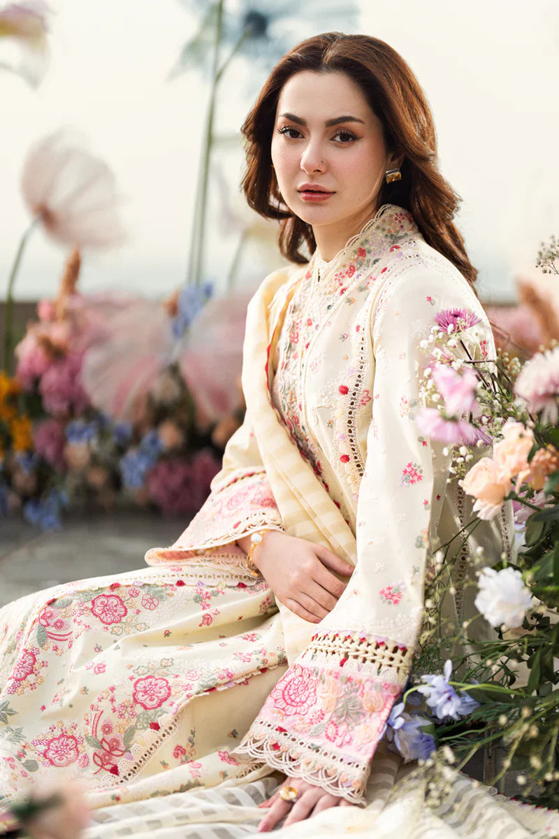 Sahil Luxury Lawn'25-FK-14 SCARLETT