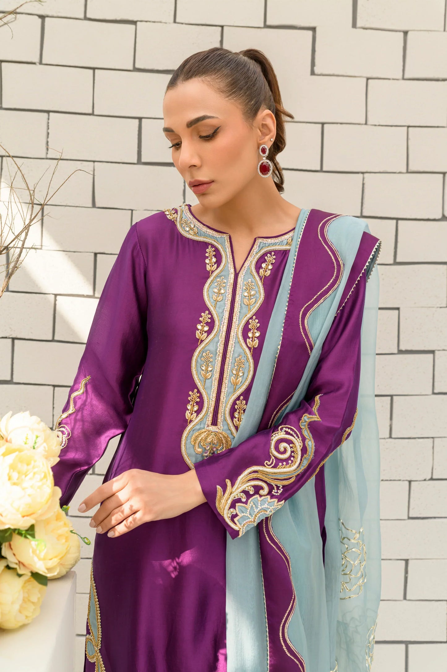 Luna- Eid Edit’25 -Plum Foam