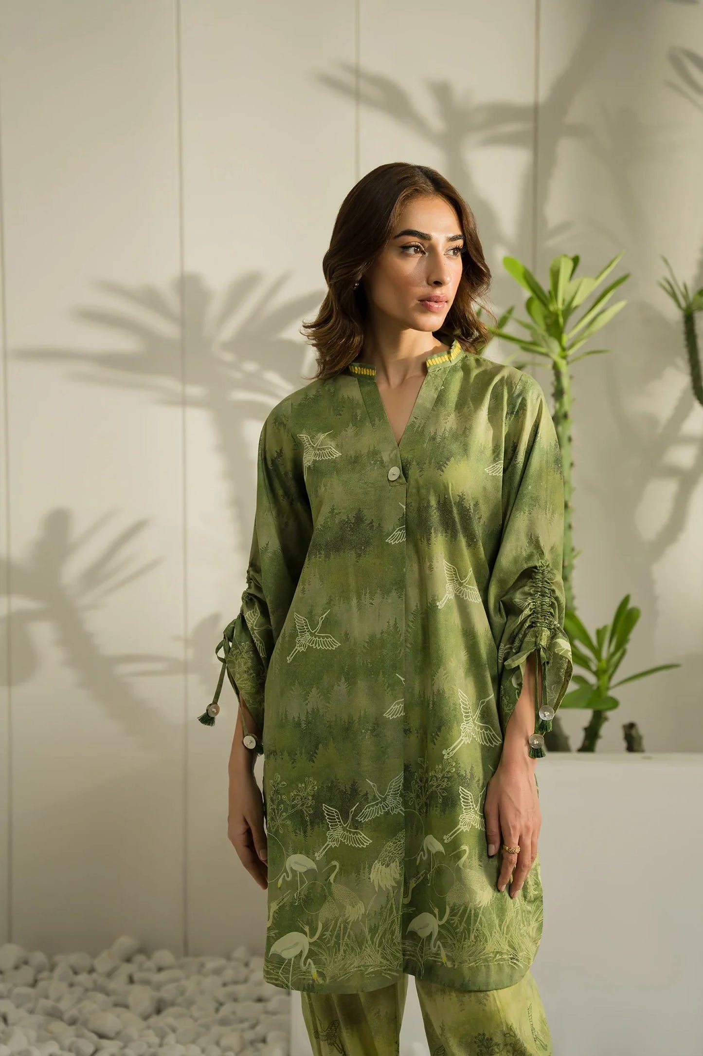 Lawn Pret '25- Edwina Matching Set