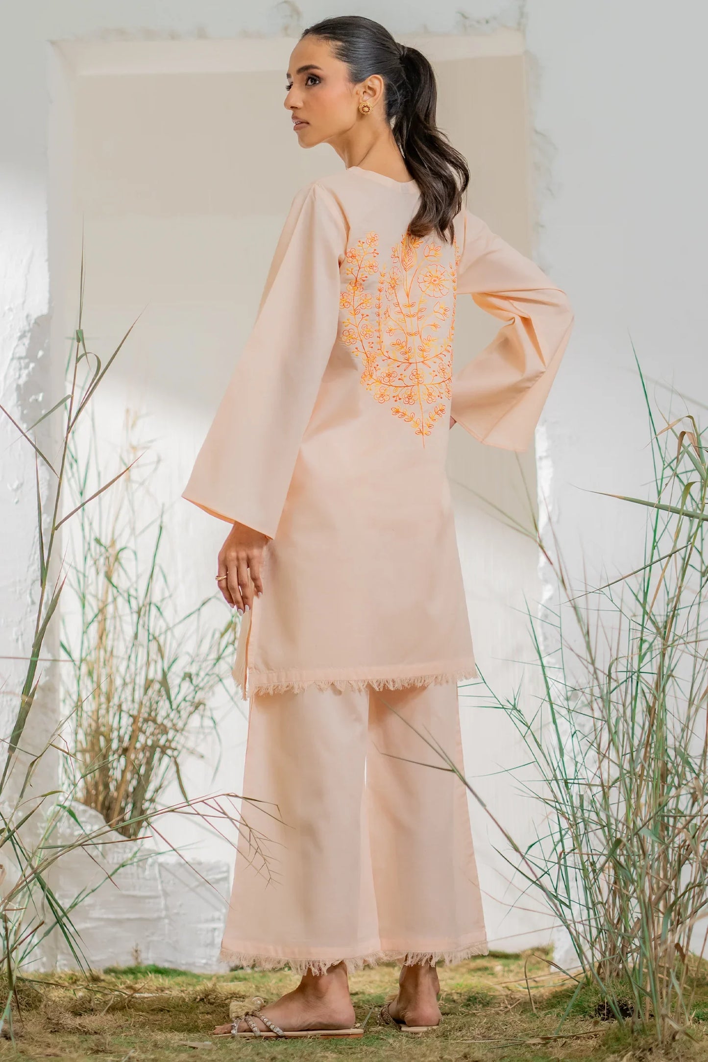 Essentials Ramadan Edit'25 - Peachy 2 piece