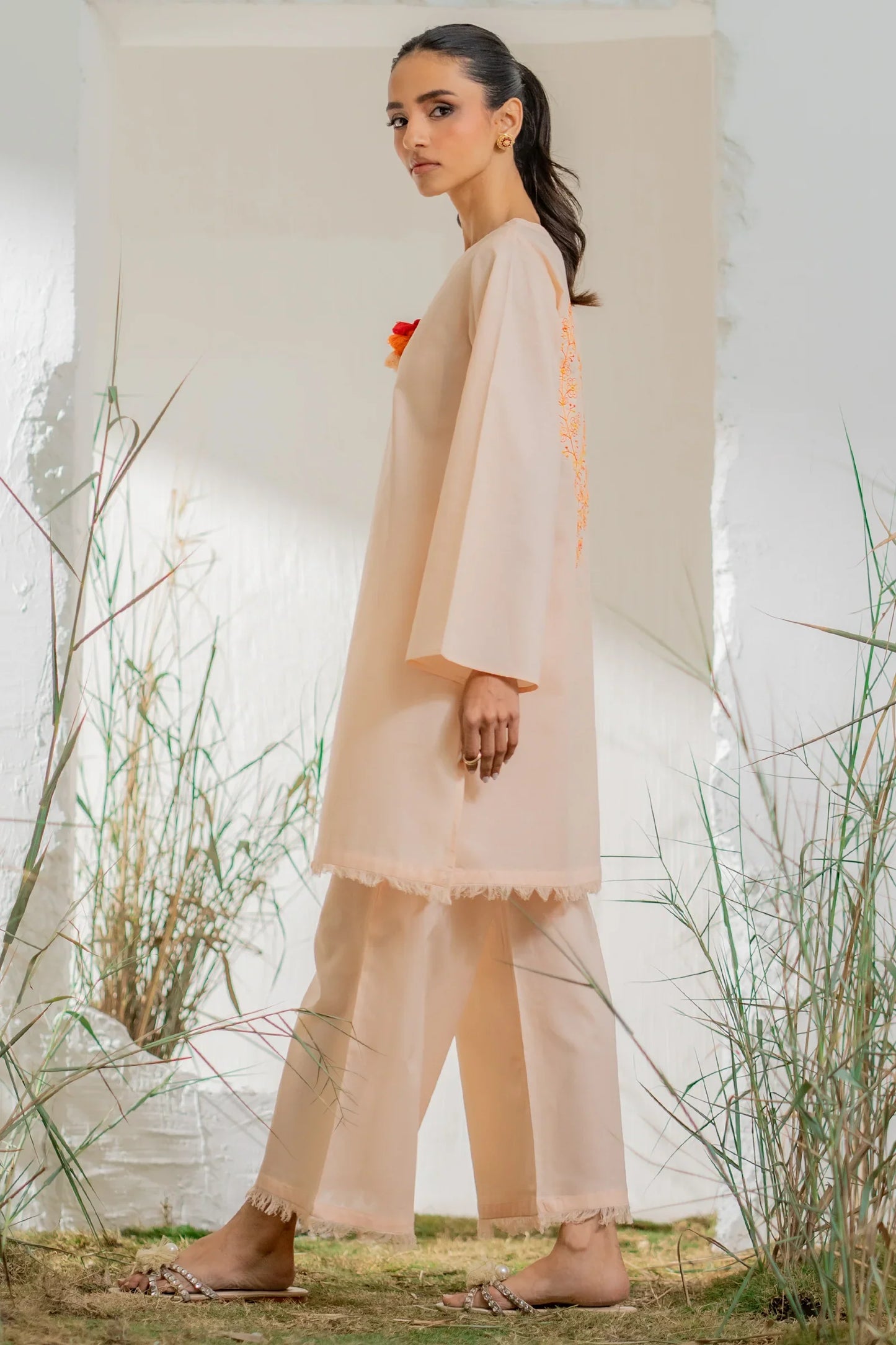 Essentials Ramadan Edit'25 - Peachy 2 piece