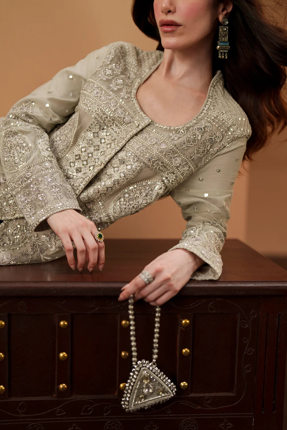 EMBROIDERED SUIT