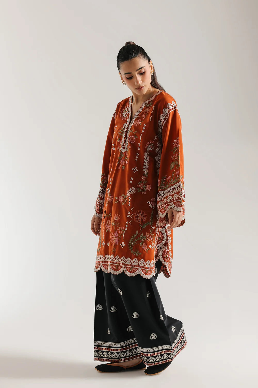 Rozana Embroidered Suit