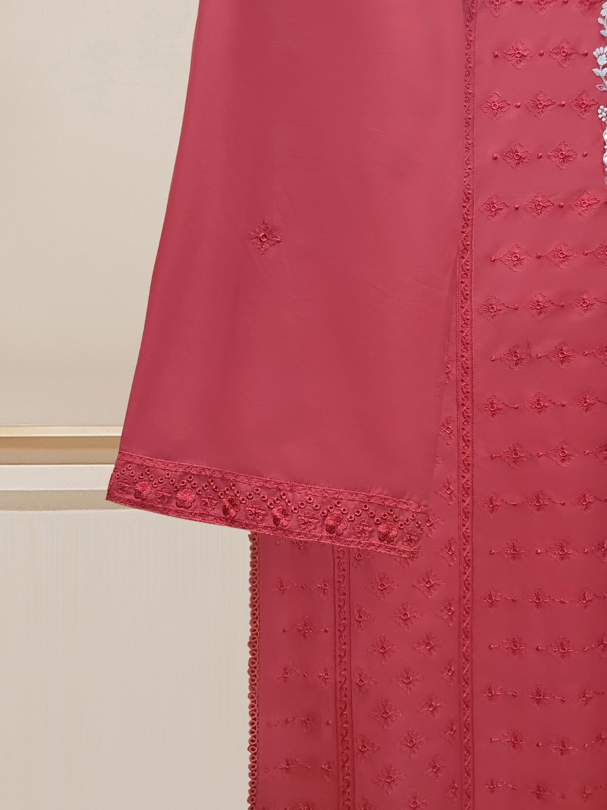 2 Piece - Pure Embroidered Cambric Suit S109840