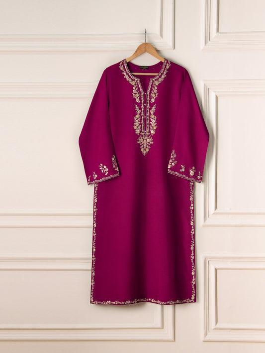 2 Piece- Pure Korean Silk Embroidered Suit S110970