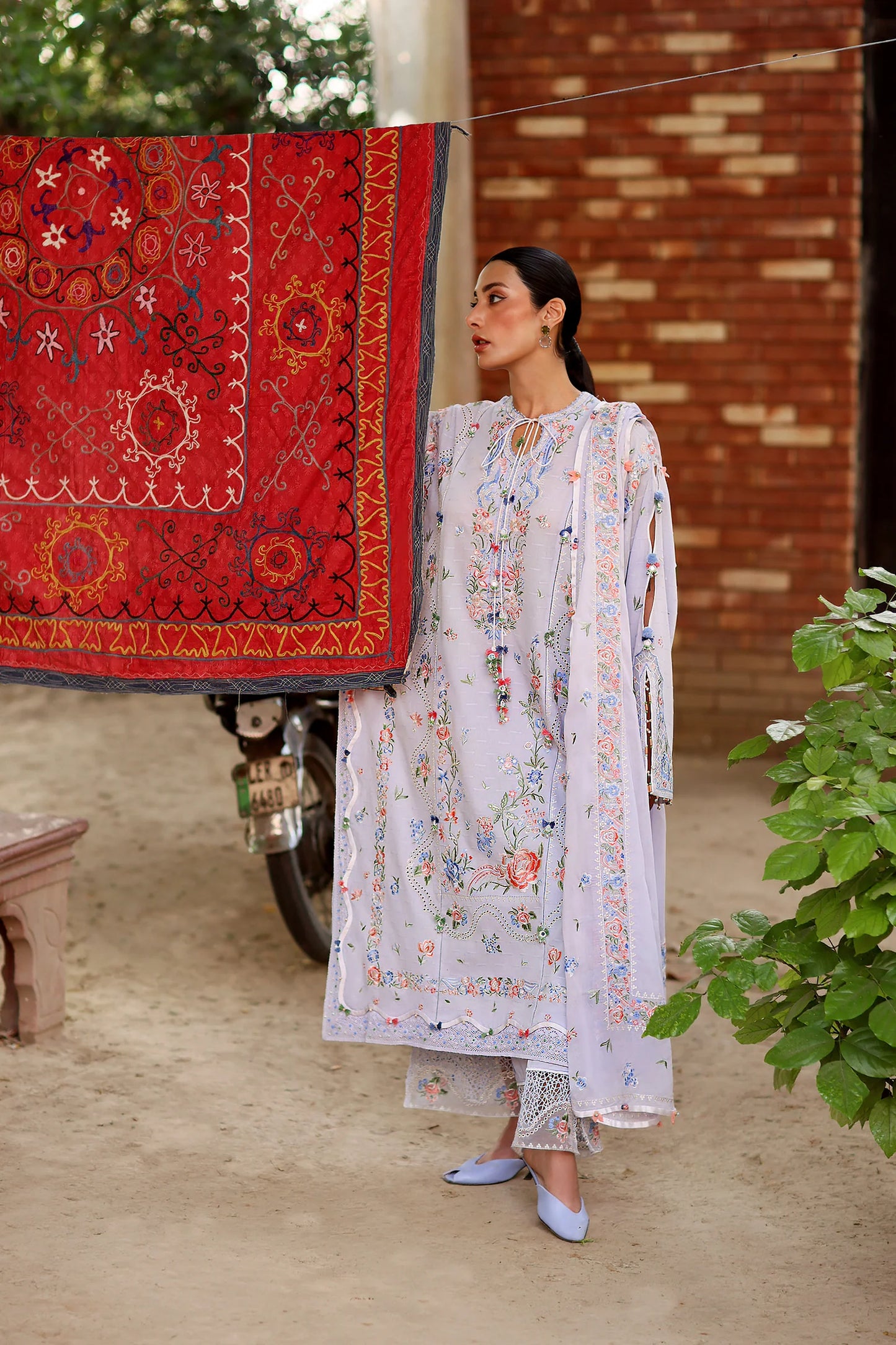 PERIWINKLE MUSE (ZF26-11) - 3Pc - Unstitched