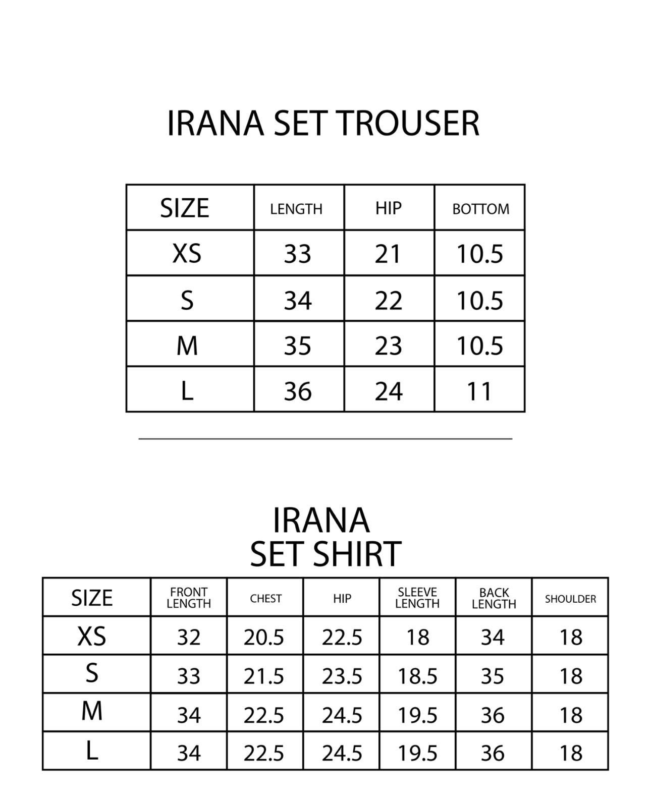 Irana Set